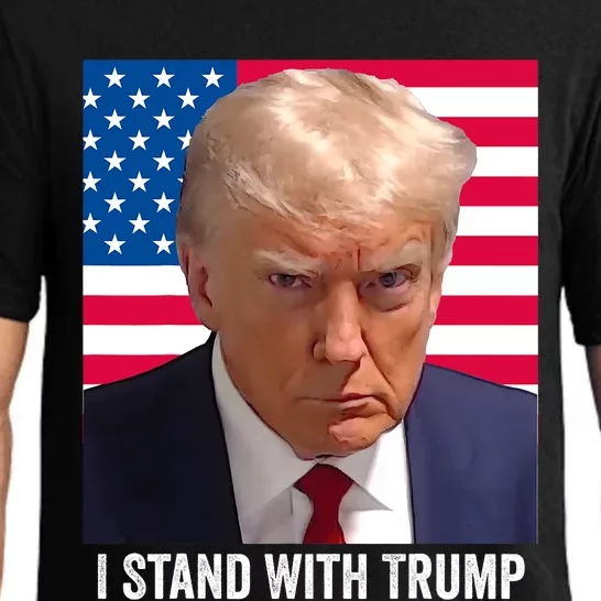 Trump 2024 Mugshot I Stand With Trump Pro Trump Pajama Set