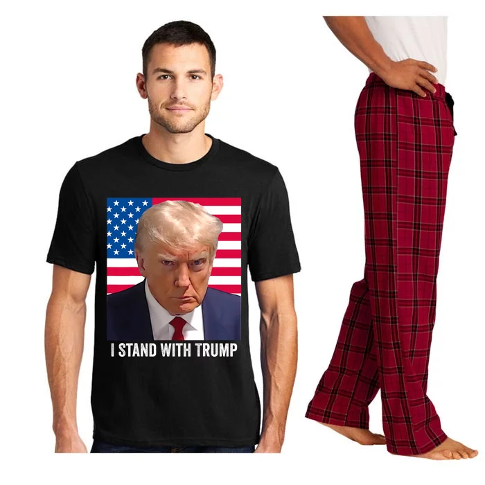 Trump 2024 Mugshot I Stand With Trump Pro Trump Pajama Set