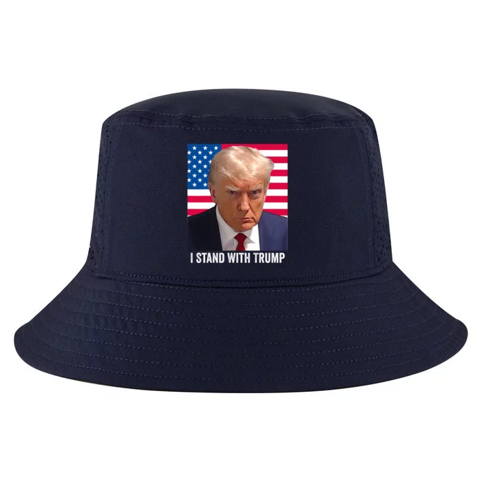 Trump 2024 Mugshot I Stand With Trump Pro Trump Cool Comfort Performance Bucket Hat