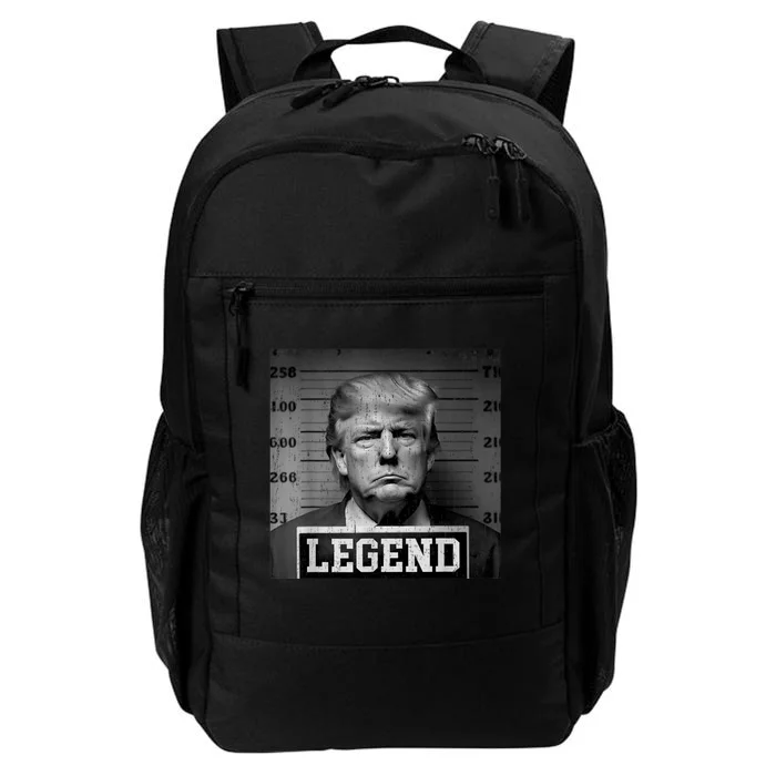 Trump 2024 Mugshot President Legend Daily Commute Backpack