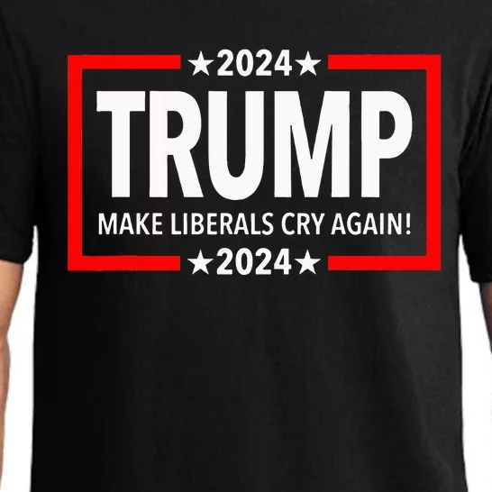 Trump 2024 Make Liberals Cry Again Pajama Set