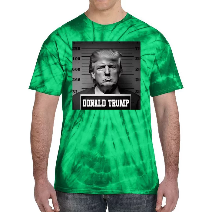 Trump 2024 Mugshot Trump Mug Shot President Tie-Dye T-Shirt