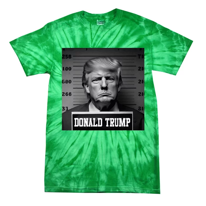 Trump 2024 Mugshot Trump Mug Shot President Tie-Dye T-Shirt