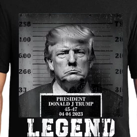 Trump 2024 Mugshot President Legend Pajama Set