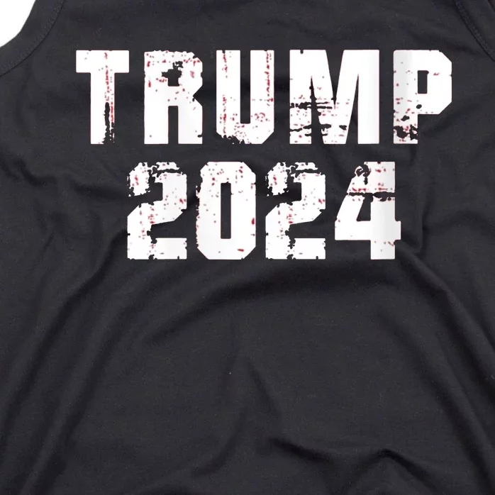 Trump 2024 Mugshot President Legend Tank Top