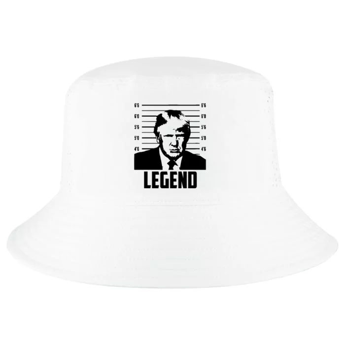 Trump 2024 Mugshot President Legend Pro Trump Cool Comfort Performance Bucket Hat