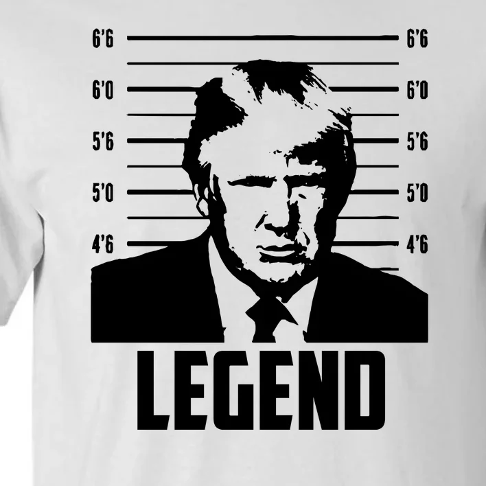 Trump 2024 Mugshot President Legend Pro Trump Tall T-Shirt