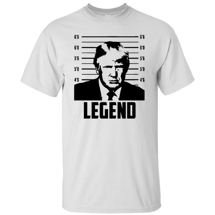 Trump 2024 Mugshot President Legend Pro Trump Tall T-Shirt