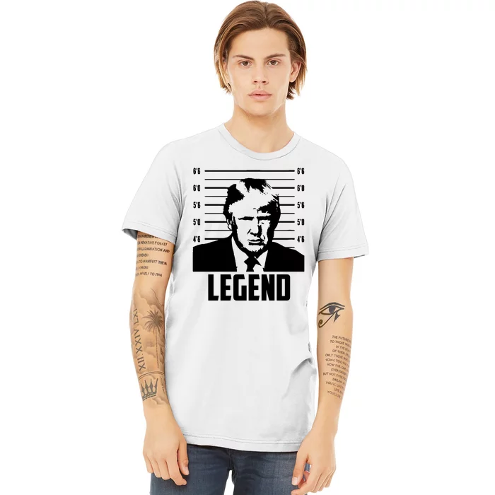 Trump 2024 Mugshot President Legend Pro Trump Premium T-Shirt