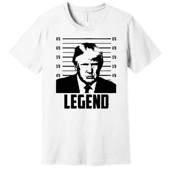 Trump 2024 Mugshot President Legend Pro Trump Premium T-Shirt