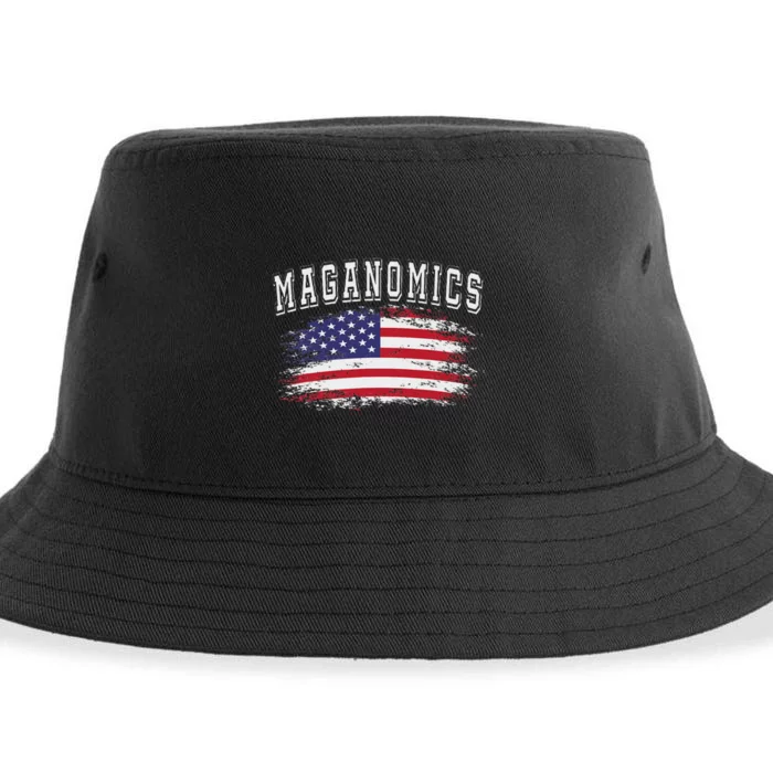 Trump 2024 Maganomics President Legend Sustainable Bucket Hat