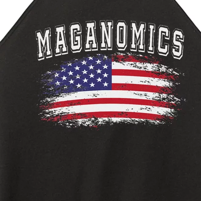 Trump 2024 Maganomics President Legend Women’s Perfect Tri Rocker Tank