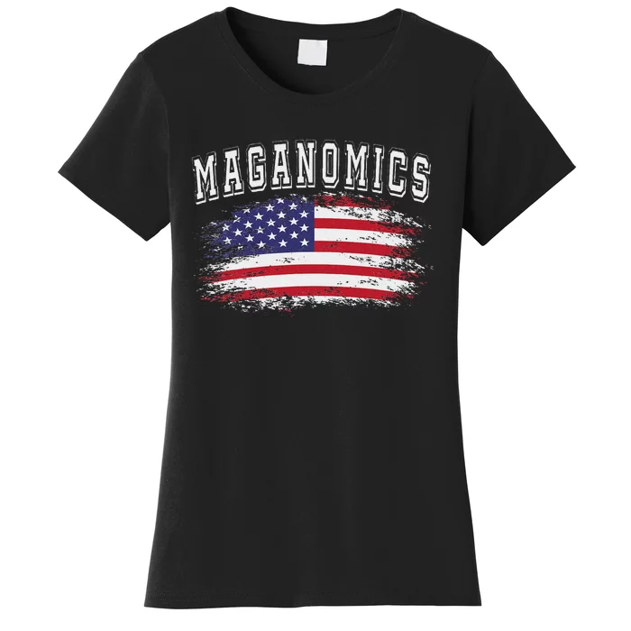 Trump 2024 Maganomics President Legend Women's T-Shirt