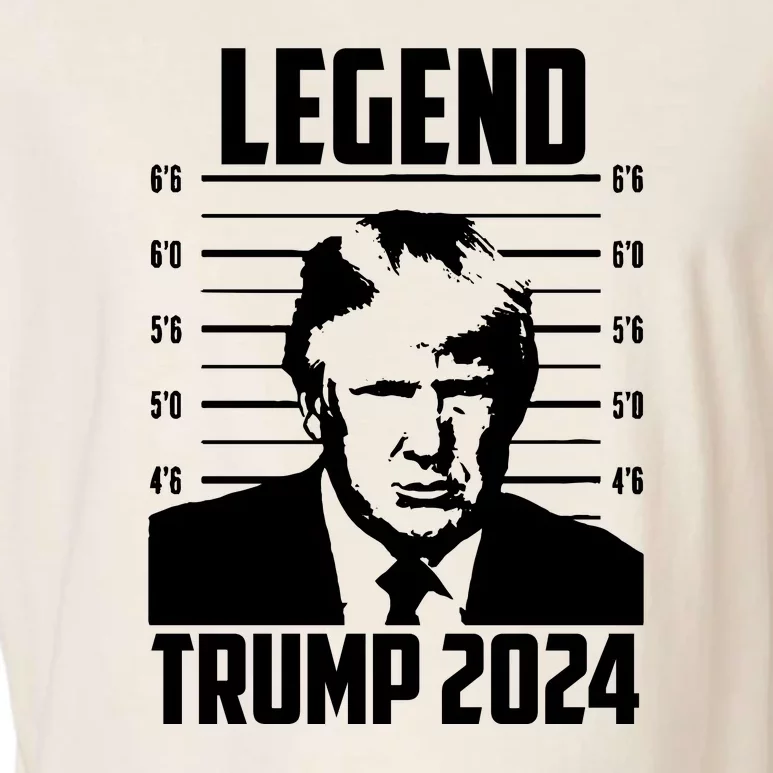 Trump 2024 Mugshot President Legend Pro Trump Garment-Dyed Women's Muscle Tee