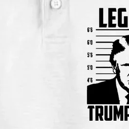 Trump 2024 Mugshot President Legend Pro Trump Dry Zone Grid Performance Polo