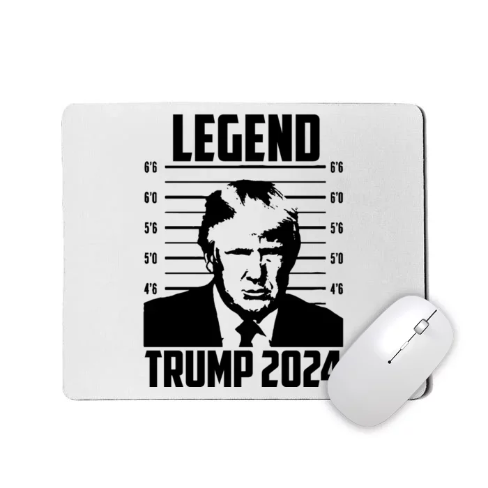 Trump 2024 Mugshot President Legend Pro Trump Mousepad