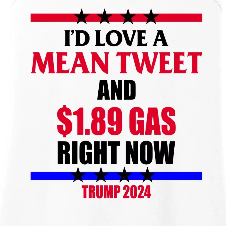 Trump 2024 Mean Tweet Low Gas Anti Biden Ladies Essential Tank