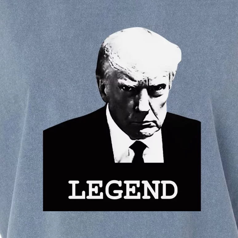 Trump 2024 Mugshot President Legend Garment-Dyed Women's Muscle Tee