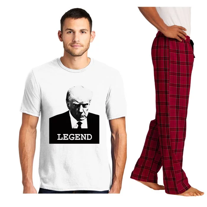 Trump 2024 Mugshot President Legend Pajama Set