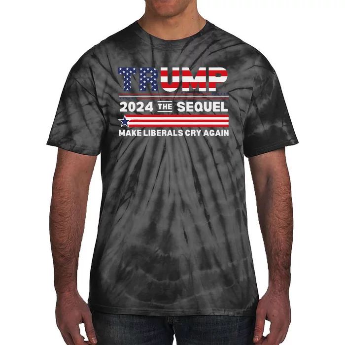 Trump 2024 Make Liberals Cry Again Tie-Dye T-Shirt