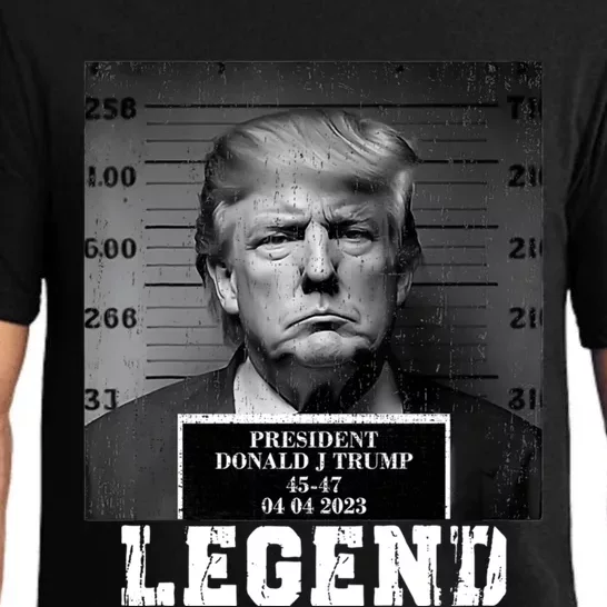 Trump 2024 Mugshot President Legend Cute Gift Pajama Set