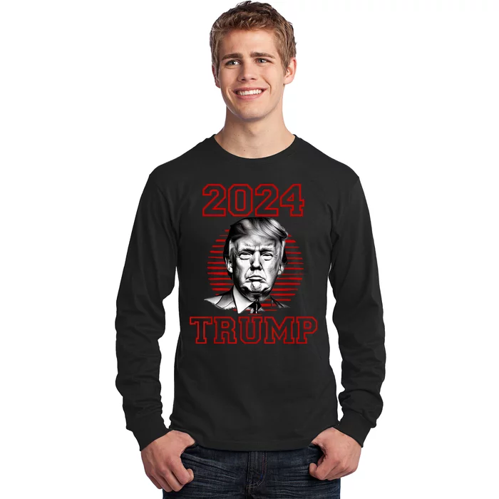 Trump 2024: MAGA Patriot Reelect Keep America Great! Long Sleeve Shirt