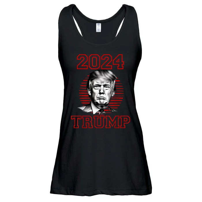 Trump 2024: MAGA Patriot Reelect Keep America Great! Ladies Essential Flowy Tank