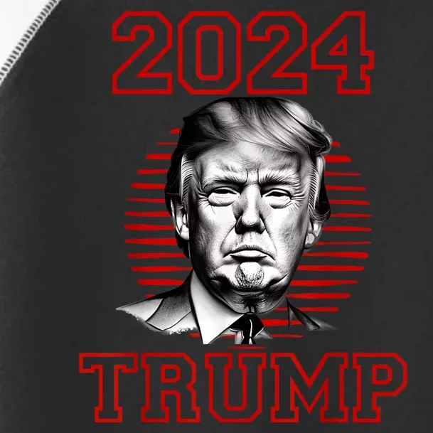 Trump 2024: MAGA Patriot Reelect Keep America Great! Toddler Fine Jersey T-Shirt