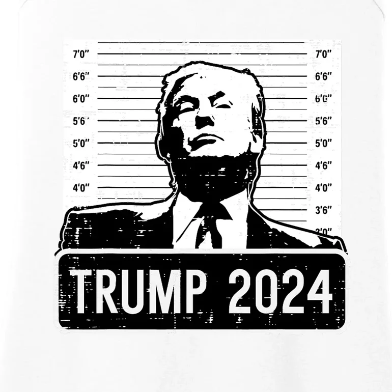 Trump 2024 Mug Shot Ladies Essential Tank