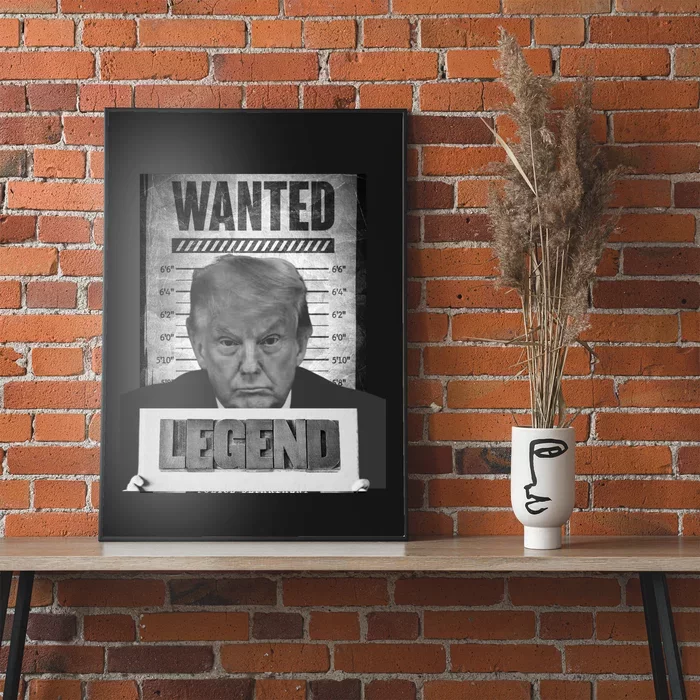 Trump 2024 Mugshot President Legend Poster