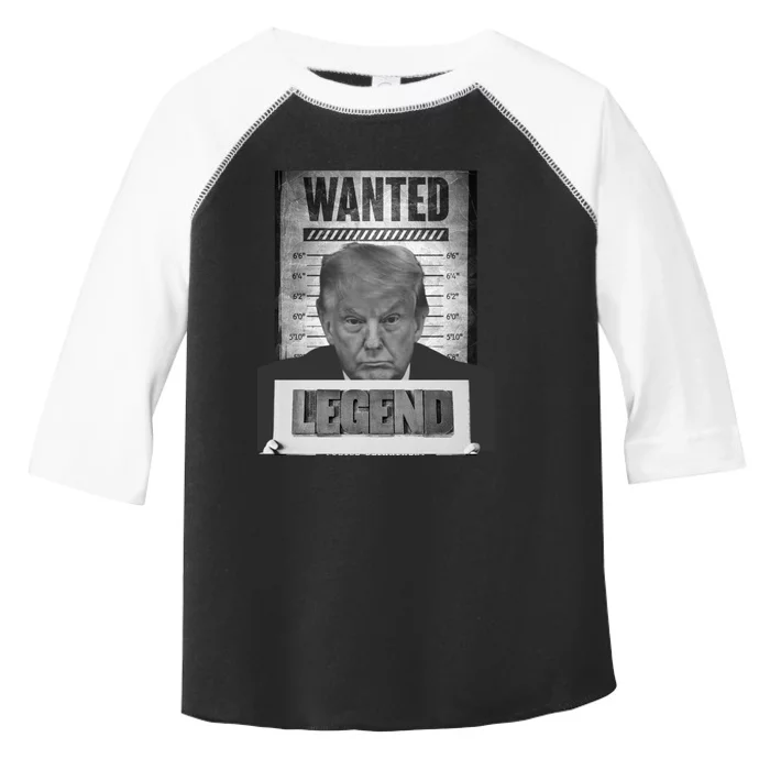 Trump 2024 Mugshot President Legend Toddler Fine Jersey T-Shirt