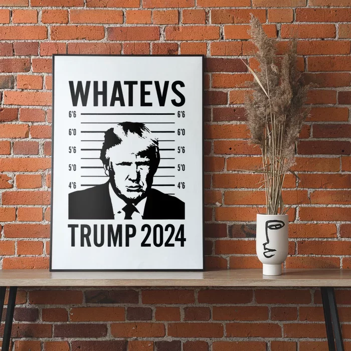 Trump 2024 Mugshot President Poster