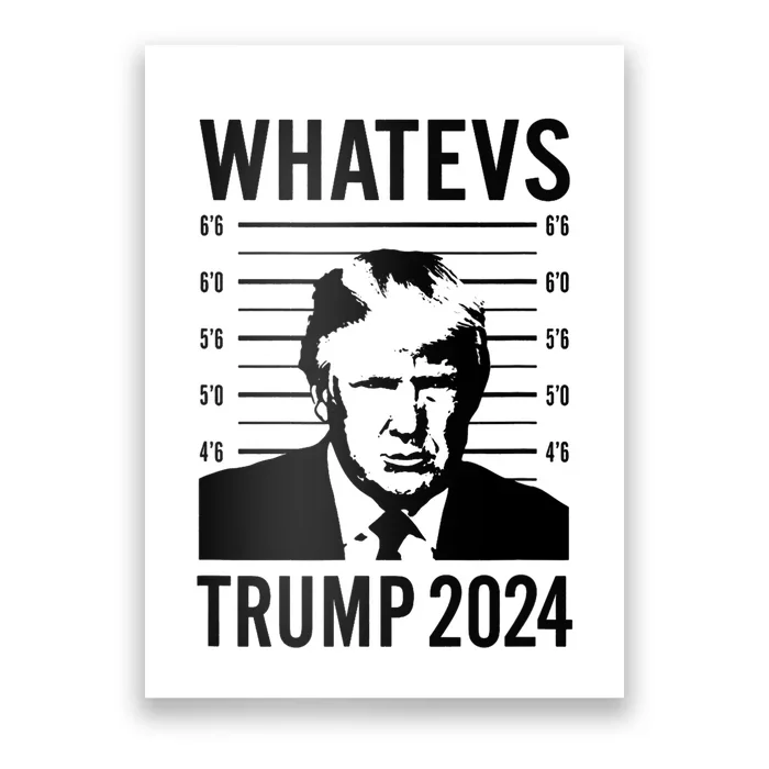 Trump 2024 Mugshot President Poster