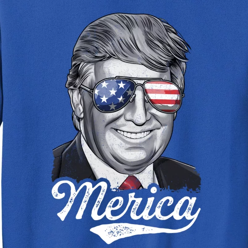 Trump 2020 Merica Presidential Campaign Gift Tall Sweatshirt