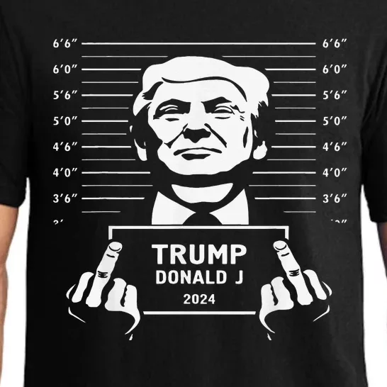 Trump 2024 Mugshot Style Poster Pajama Set