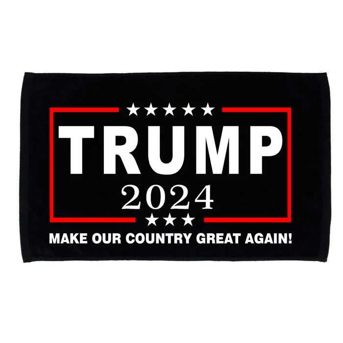 Trump 2024 Make Our Country Great Again Microfiber Hand Towel