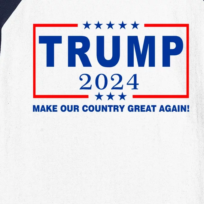 Trump 2024 Make Our Country Great Again Baseball Sleeve Shirt