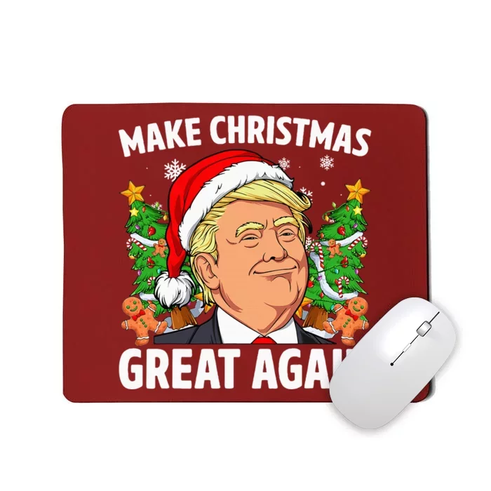 Trump 2024 Make Christmas Great Again Mousepad