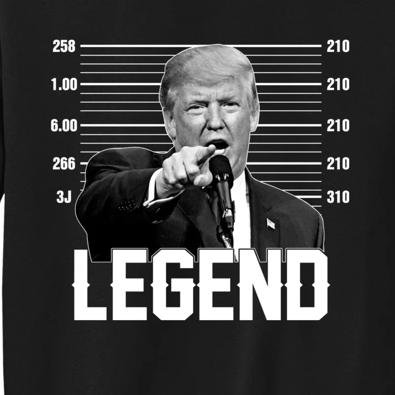 Trump 2024 Mugshot President Legend Vote Election Sweatshirt