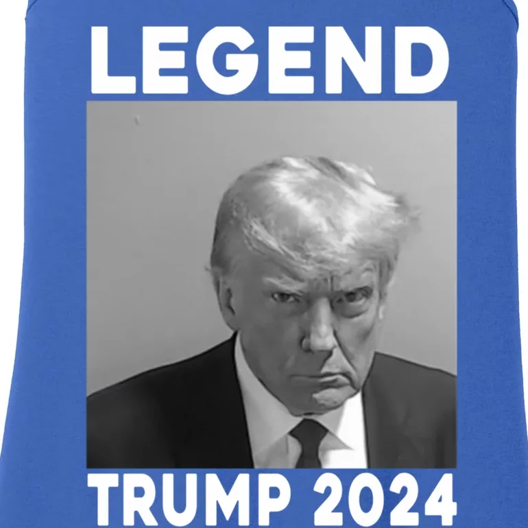 Trump 2024 Mug Shot President Legend Trump Mug Shot 2024 Meaningful Gift Ladies Essential Tank