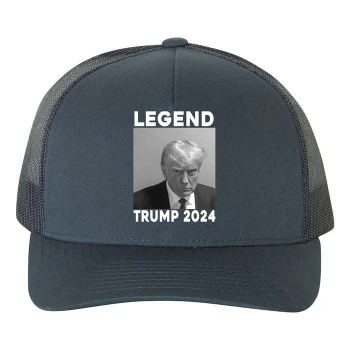 Trump 2024 Mug Shot President Legend Trump Mug Shot 2024 Meaningful Gift Yupoong Adult 5-Panel Trucker Hat