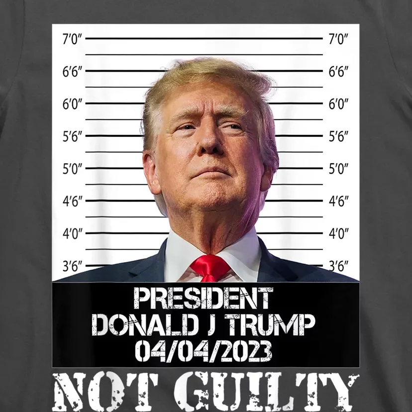 Trump 2024 Mugshot President Free Donald Trump Not Guilty T-shirt 