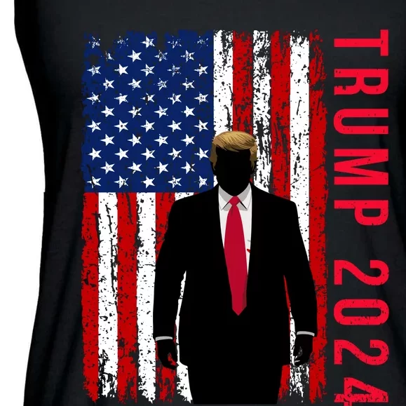 Trump 2024 Merchandise Tees Ladies Essential Flowy Tank