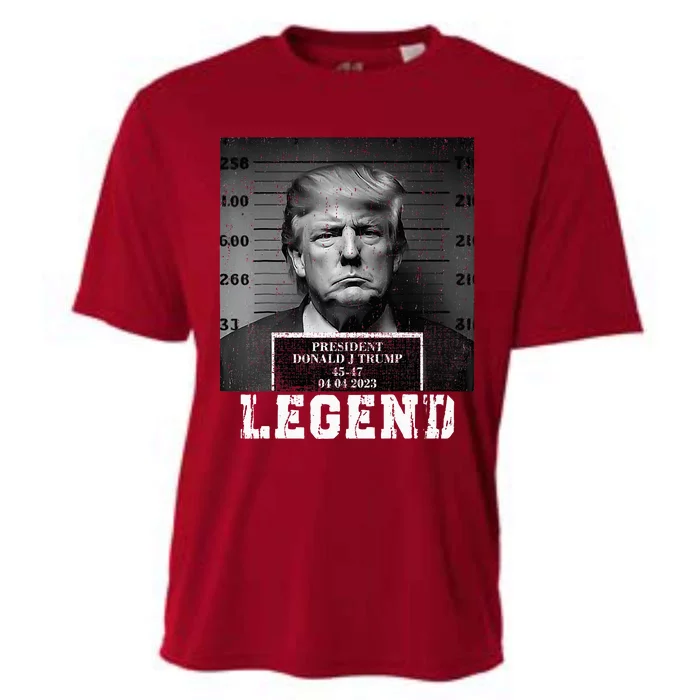 Trump 2024 Mugshot President Legend Cooling Performance Crew T-Shirt