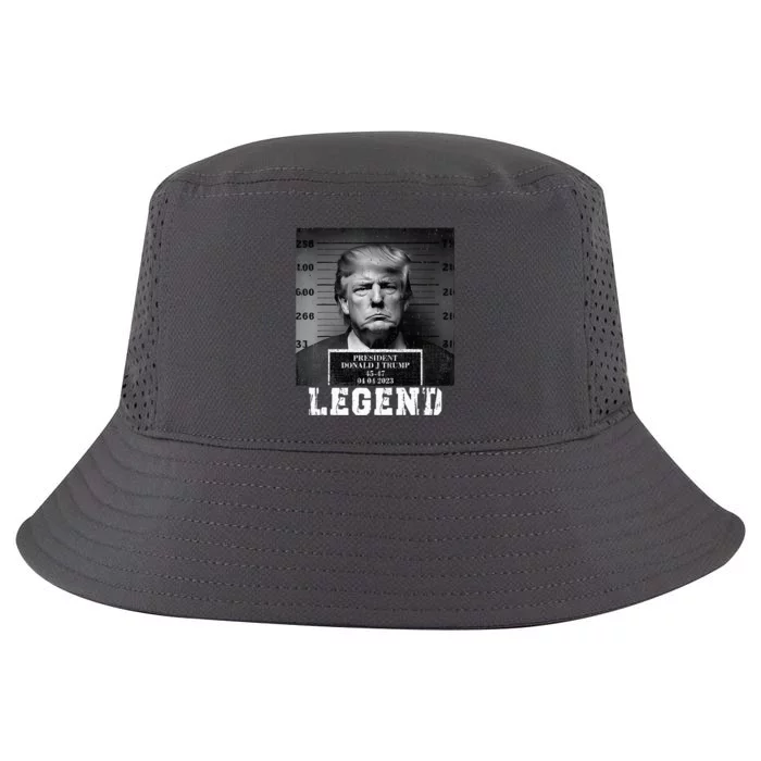 Trump 2024 Mugshot President Legend Cool Comfort Performance Bucket Hat