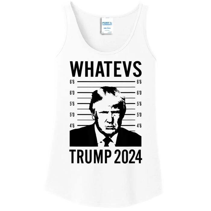 Trump Mugshot 2024 President Legend Trump never surrender Ladies Essential Tank