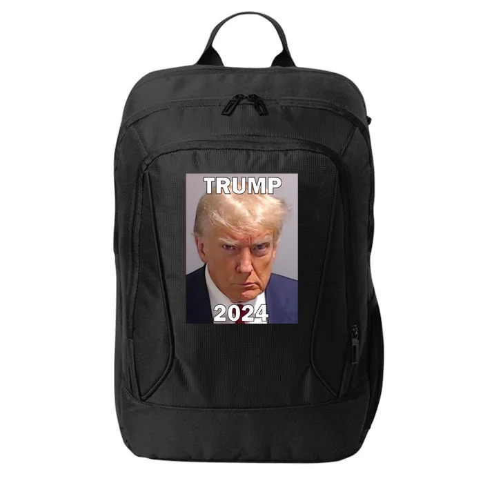 Trump 2024 Mugshot City Backpack