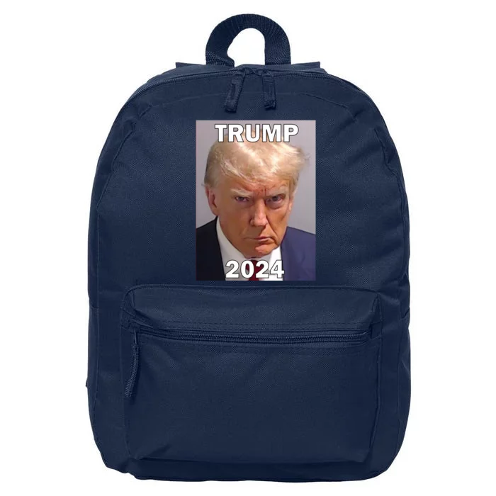 Trump 2024 Mugshot 16 in Basic Backpack