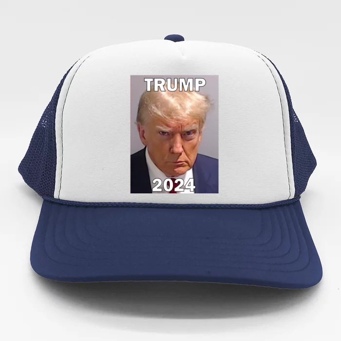 Trump 2024 Mugshot Trucker Hat