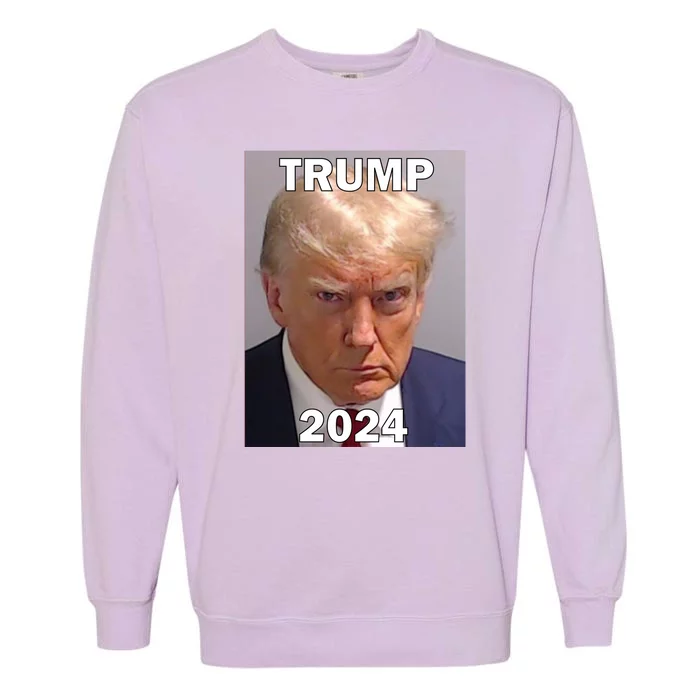 Trump 2024 Mugshot Garment-Dyed Sweatshirt